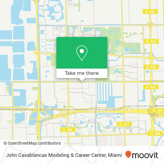 Mapa de John Casablancas Modeling & Career Center
