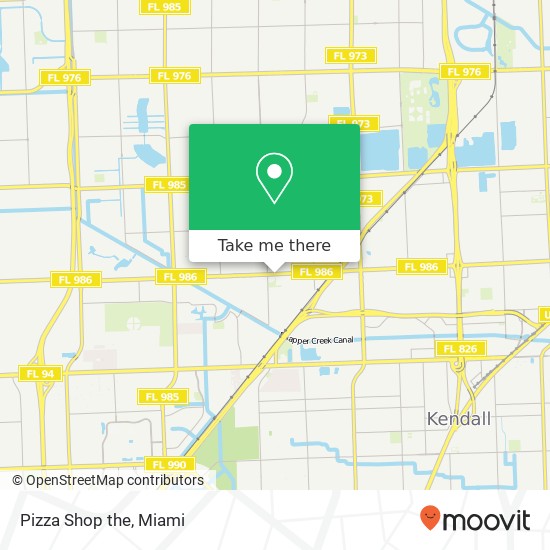 Pizza Shop the map