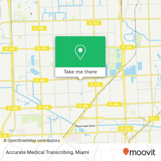 Mapa de Accurate Medical Transcribing