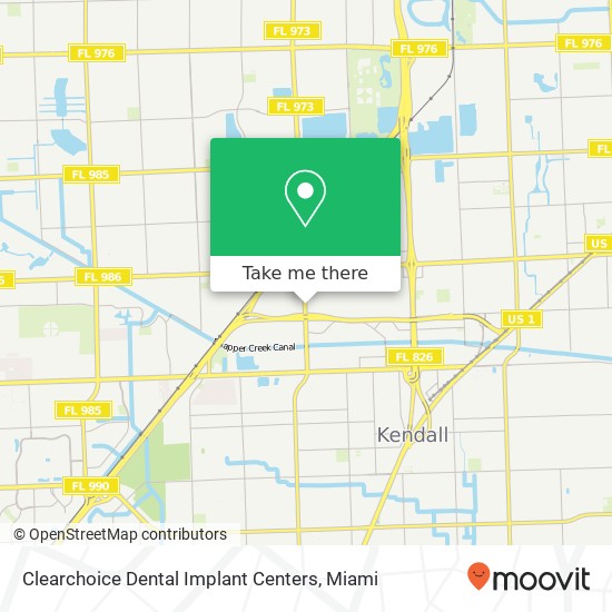 Clearchoice Dental Implant Centers map