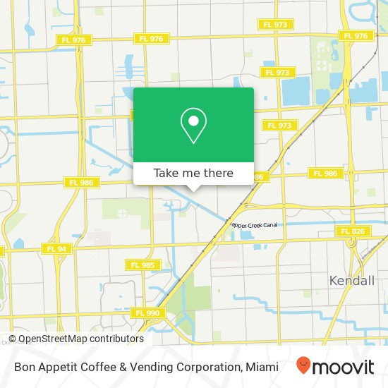 Bon Appetit Coffee & Vending Corporation map