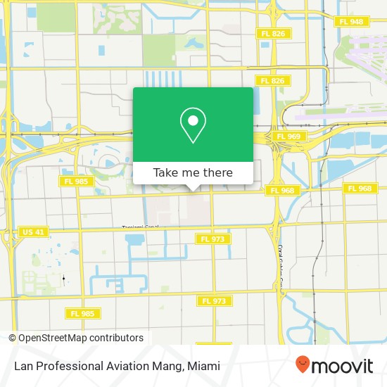 Lan Professional Aviation Mang map