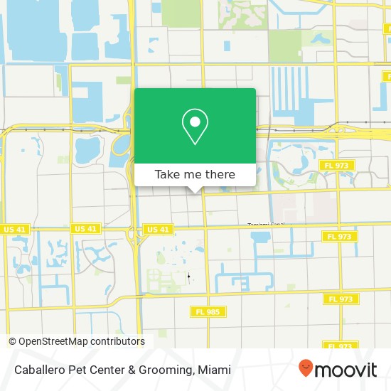 Caballero Pet Center & Grooming map