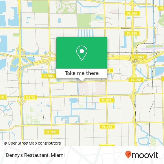 Denny's Restaurant map