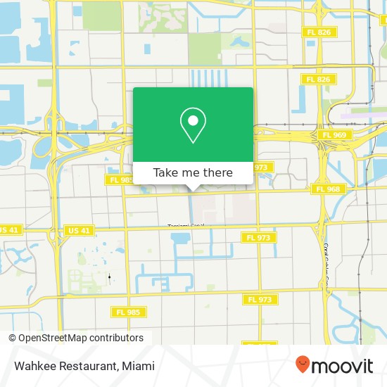 Wahkee Restaurant map