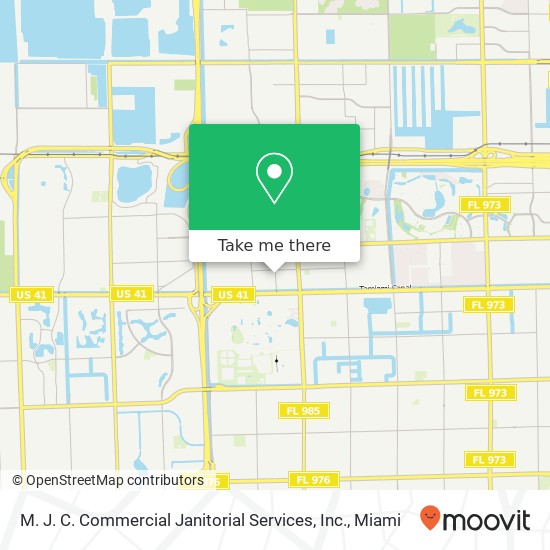 M. J. C. Commercial Janitorial Services, Inc. map