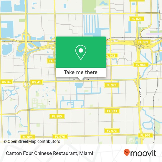 Canton Four Chinese Restaurant map