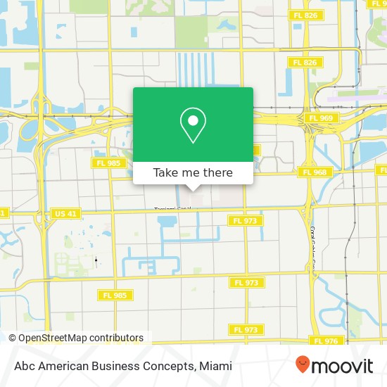 Abc American Business Concepts map