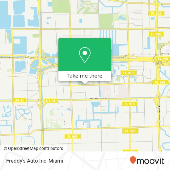 Mapa de Freddy's Auto Inc
