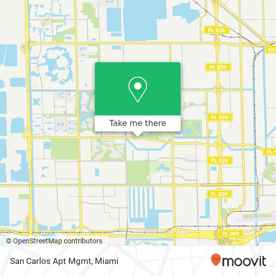 San Carlos Apt Mgmt map