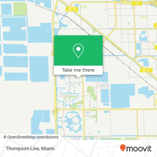 Thompson Line map