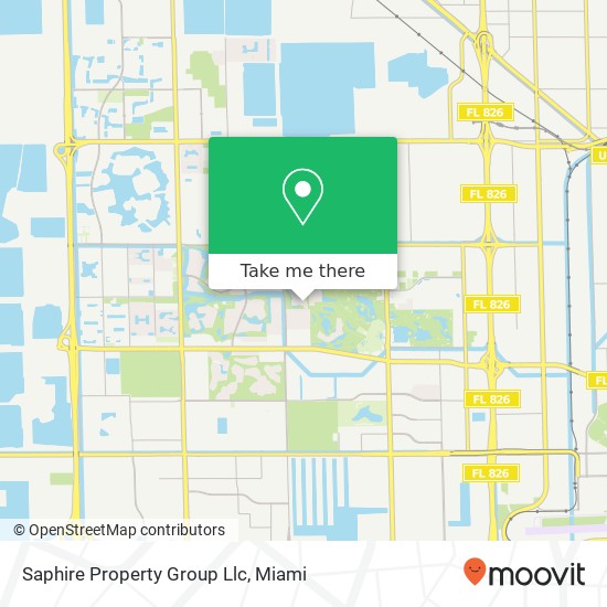 Mapa de Saphire Property Group Llc