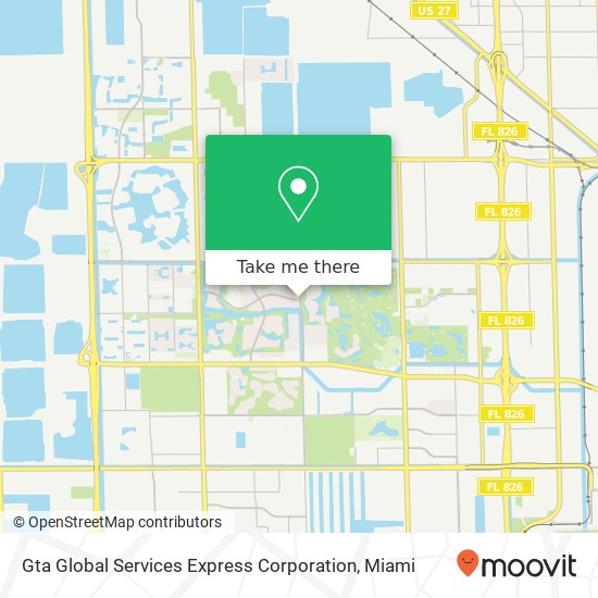 Gta Global Services Express Corporation map