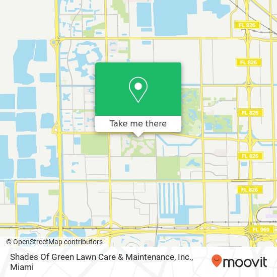 Mapa de Shades Of Green Lawn Care & Maintenance, Inc.