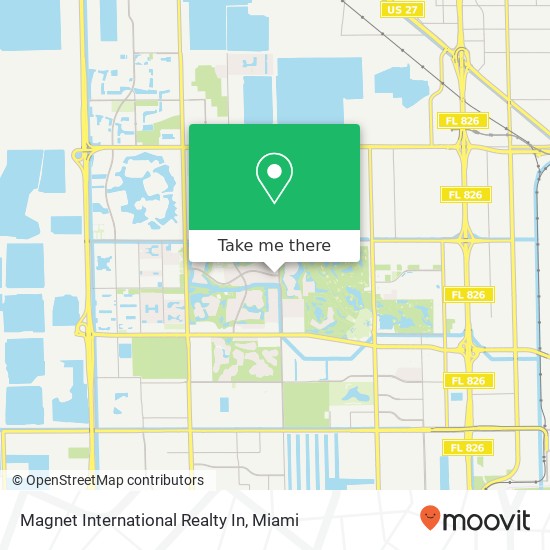 Mapa de Magnet International Realty In