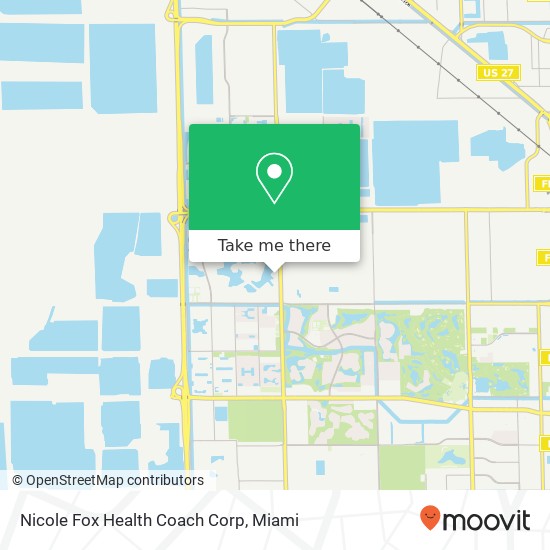 Nicole Fox Health Coach Corp map