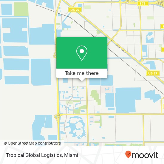 Tropical Global Logistics map