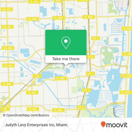 Mapa de Judyth Levy Enterprises Inc