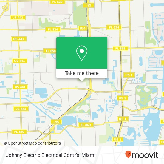 Johnny Electric Electrical Contr's map
