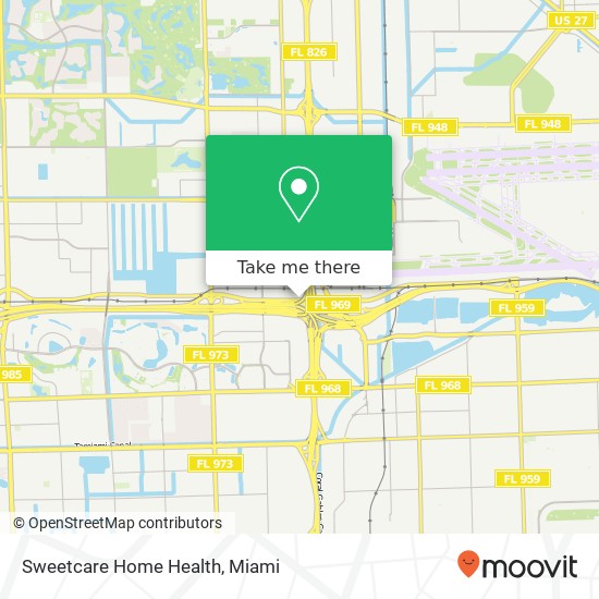 Sweetcare Home Health map