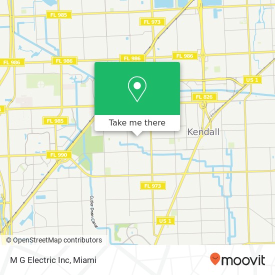 M G Electric Inc map