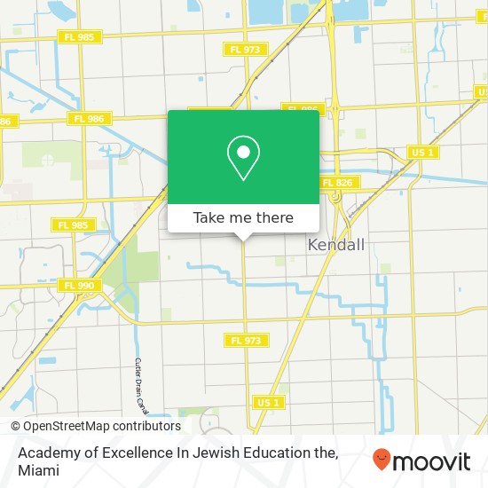 Mapa de Academy of Excellence In Jewish Education the