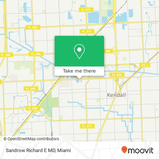 Sandrow Richard E MD map