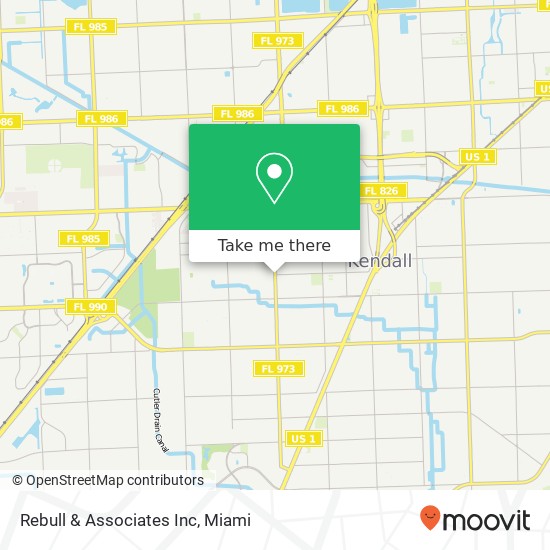 Rebull & Associates Inc map