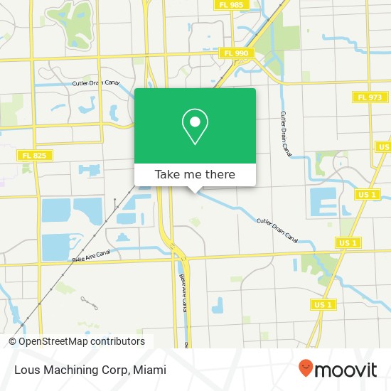 Lous Machining Corp map