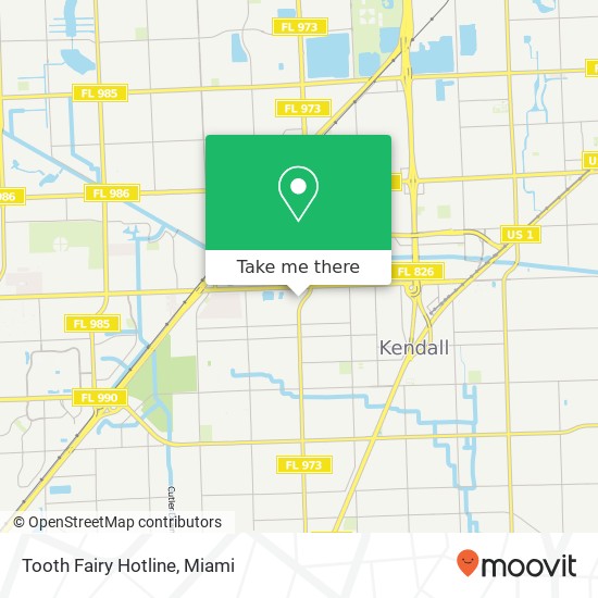 Tooth Fairy Hotline map