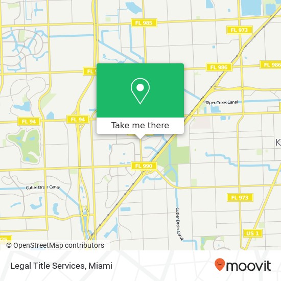 Legal Title Services map