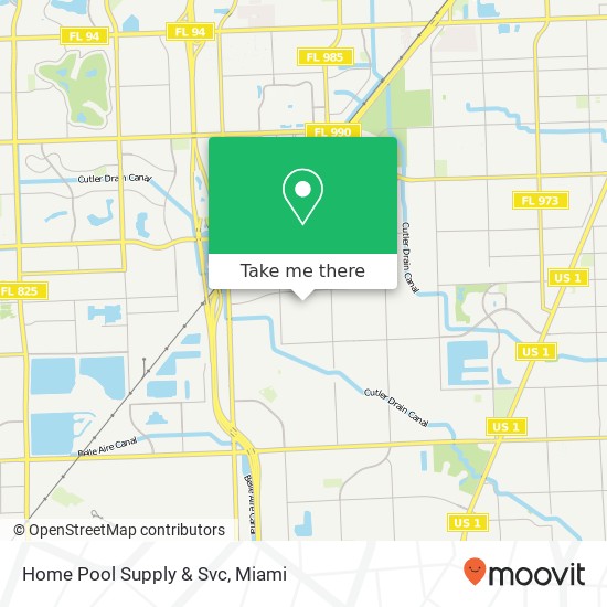 Home Pool Supply & Svc map