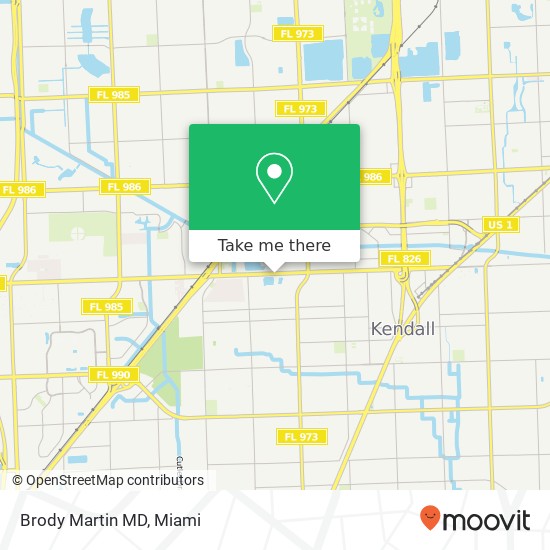 Brody Martin MD map
