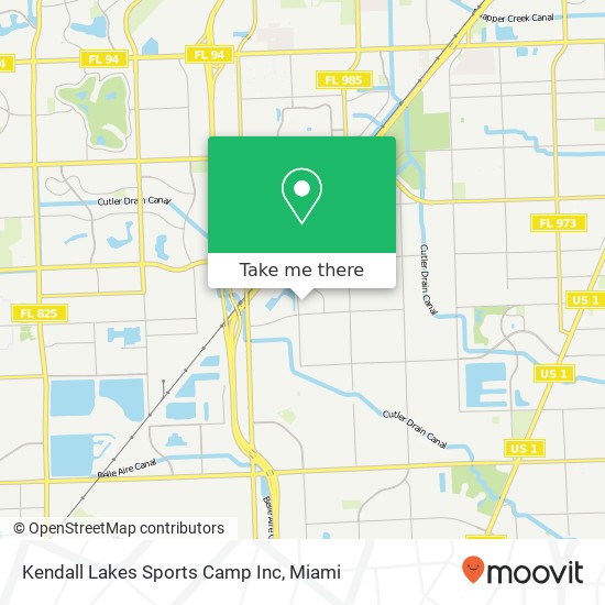 Mapa de Kendall Lakes Sports Camp Inc