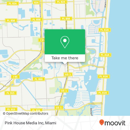 Pink House Media Inc map