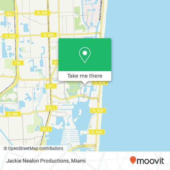 Jackie Nealon Productions map