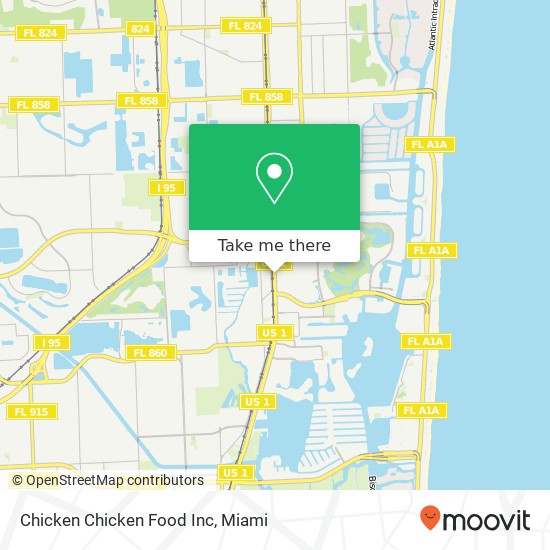 Chicken Chicken Food Inc map
