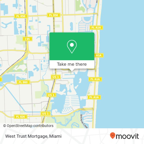 West Trust Mortgage map