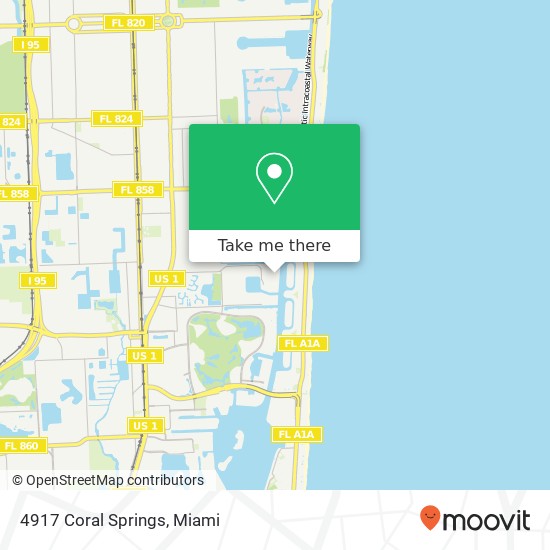 4917 Coral Springs map