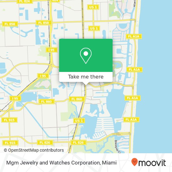 Mapa de Mgm Jewelry and Watches Corporation