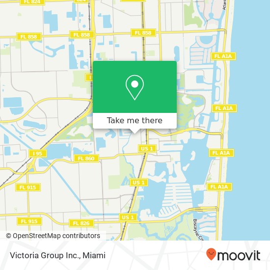 Victoria Group Inc. map