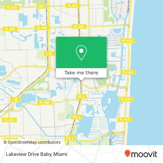 Mapa de Lakeview Drive Baby