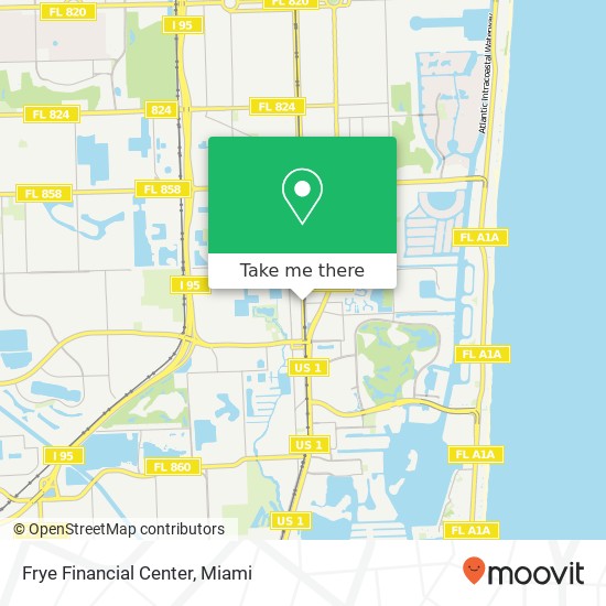 Frye Financial Center map