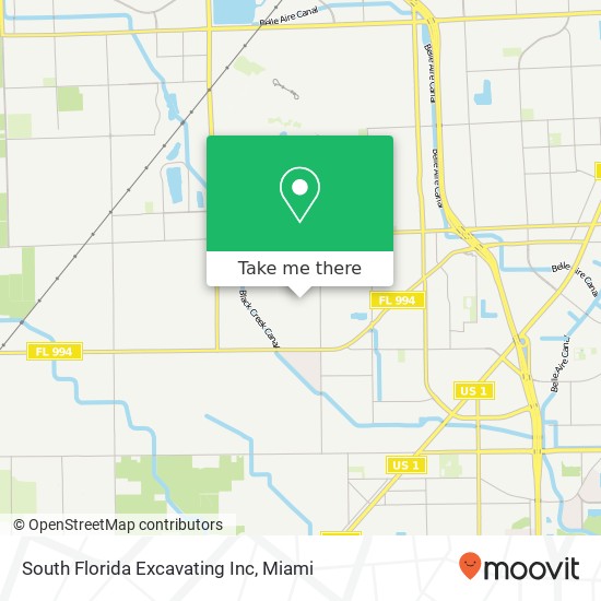 South Florida Excavating Inc map