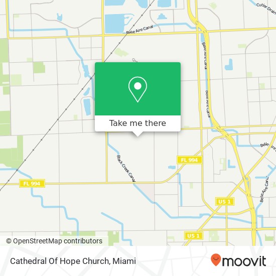 Mapa de Cathedral Of Hope Church