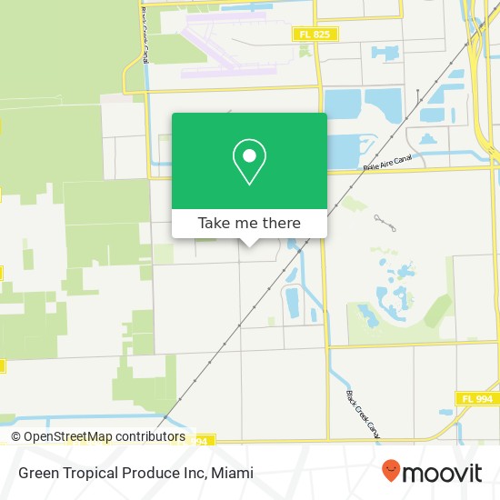 Mapa de Green Tropical Produce Inc