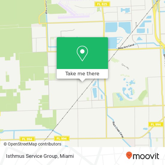 Isthmus Service Group map