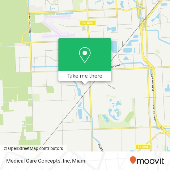 Mapa de Medical Care Concepts, Inc