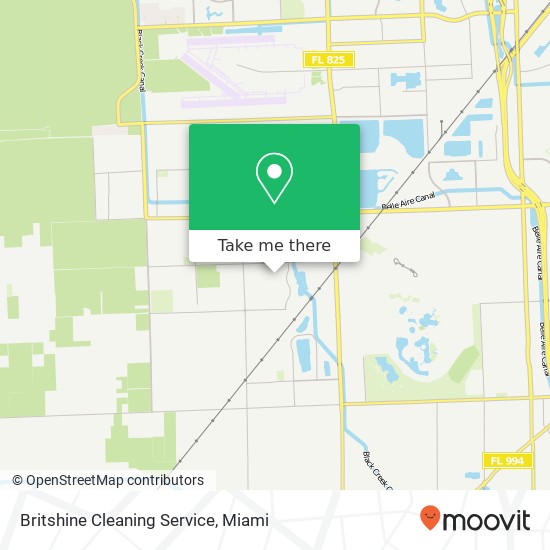 Mapa de Britshine Cleaning Service