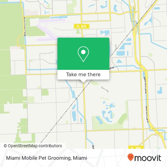 Miami Mobile Pet Grooming map